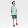 Boys' Short Sleeve Printed Polo Shirt - Cat & Jack™ - 3 of 3