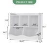 Kids Bookshelf and Bookcase Toy Storage Multi Shelf with Cubby Organizer Cabinet for Boys Girls,for Children Playroom Hallway Kindergarten School - 2 of 4