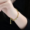 Guili 14K Gold Plated Adjustable Bolo Bracelet with Multi-Colored Cubic Zirconia Offers Vibrant Sparkle and a Playful, Personalized Fit - 3 of 3