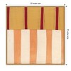 Amanti Art Broken Stripes 3 by Laura Nugent Canvas Wall Art Print Framed 22 x 22-in. - 4 of 4