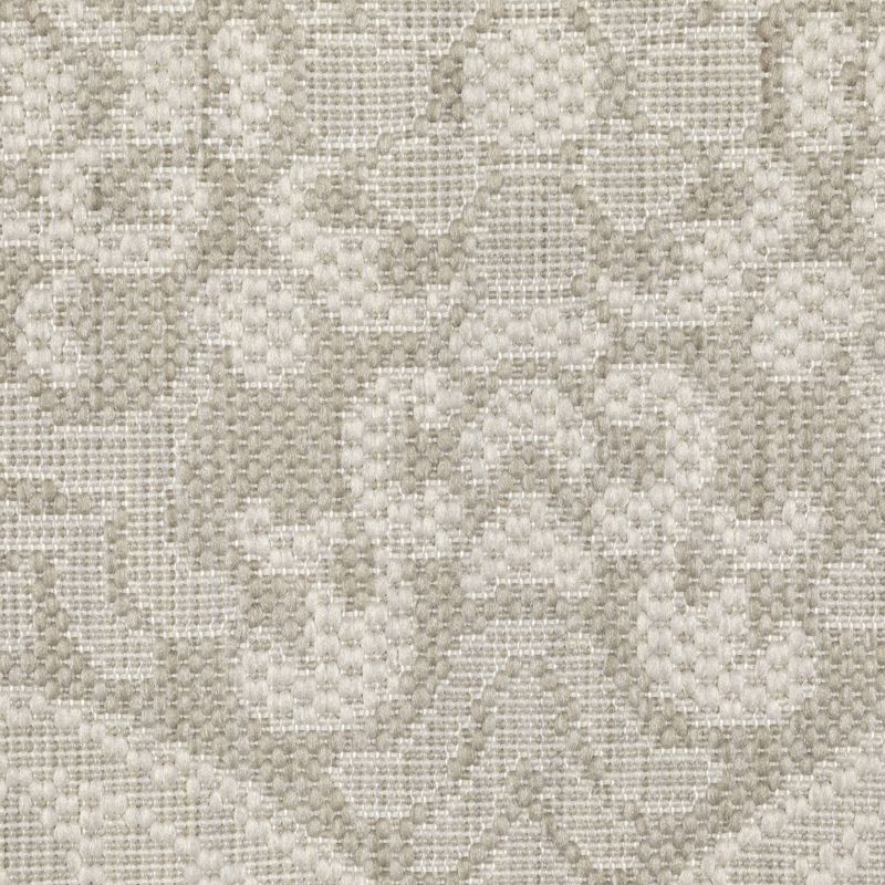 Paloma Floral Trellis Patio Rug Ivory/Gray - Captiv8e Designs, 5 of 6
