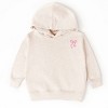 The Juniper Shop Pink Bow Outlined Toddler Hoodie - 2 of 4