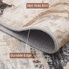 Modern Abstract Area Rugs Luxurious Soft Low Pile Washable Carpet for Living Room Bedroom Indoor Non Slip Foldable Floor Mat - 3 of 4
