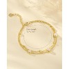 Molenia Gold Pearl Bracelet for Women, 925 Sterling Silver CZ Bracelet, Wedding Bracelets for Brides, Bridesmaid Jewelry Gift for Girl, Bridal, Mom - 3 of 4