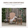 Adirondack Chair, HDPE Fire Pit Chair, Weather Resistant Outdoor Chair for Patio, Garden, Lawn - 4 of 4