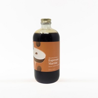 Wood Stove Kitchen Espresso Martini Cocktail and Mocktail Mixer, 16 fl oz