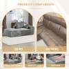 107" Chenille 2-Seater Memory Foam Sofa with Deep Seat, No Installation - 4 of 4