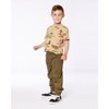 Deux par Deux Boy Printed Organic Cotton Tee Camping Beige - 4 of 4