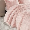 Leena Shaggy Faux Fur Duvet Set - 3 of 4