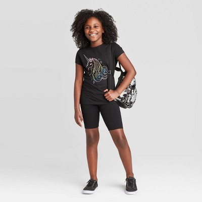 target girls biker shorts