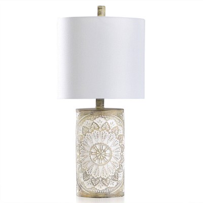 Traditional Painted Serviette Design Accent Table Lamp - Stylecraft ...