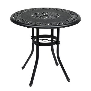 Karl Home Round Aluminum Outdoor Bistro Table - 1 of 4