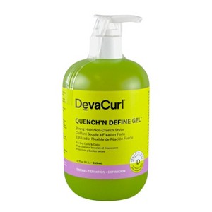 Devacurl Quench'n Define Gel 12 oz - Strong hold, non-crunch style—lasting definition meets maximum moisture - 1 of 4