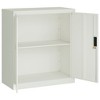 vidaXL File Cabinet Light Gray 31.1 in.x15.7 in.x35.4 in. Steel - 4 of 4
