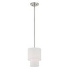 Livex Lighting Claremont 1 - Light Pendant in  Brushed Nickel - 3 of 4