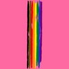 Adult Design By Humans Pride Rainbow Vertical Stripe By alphalezbean Racerback Tank Top - 2 of 2
