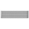 vidaXL Garden Raised Bed Powder-coated Steel 102.4"x15.7"x26.8" Silver - 3 of 4