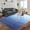 Modern Ombre Area Rug Indoor Gradient Floor Cover Foldable Thin Washable Rug - 2 of 4