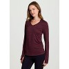 RBX Active Women's Athletic Fit Buttery Soft Quick Drying Long Sleeve Workout Top with Thumbholes - 3 of 4