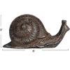 Storied Home Cast Metal Snail Accent Décor, Rust - 2 of 4