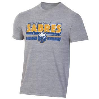NHL Buffalo Sabres Men's Short Sleeve Tri-Blend T-Shirt
