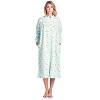 Casual Nights Women's Long Quilted Robe House Dress - 2 of 4