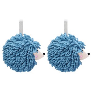 REGALWOVEN Cartoon Soft Absorbent Chenille Hand Towels for Bathroom 2 Pcs - 1 of 4