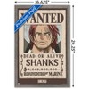 Trends International One Piece - Shanks Wanted Poster Framed Wall Poster Prints - 3 of 4