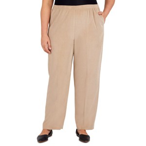 Alfred Dunner Women's Classic Corduroy Elastic Waist Short Length Pant - 1 of 4