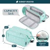 PAVILIA Toiletry Bag Women Men, Travel Toiletries Organizer Case, Essentials Shaving Dopp Kit, Cosmetic Make Up Accessories - 4 of 4