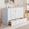 Mjkone Modern Queen Size Murphy Bed with USB ports & Foldable Mattress - 2 of 4