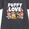 - Paw Patrol - Puppy Luv Graphic Short Sleeve Fleece Dress - 2 of 4