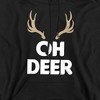 Men's Generic: Christmas Oh Deer It'S Christmas Pull-Over Hoodie - 2 of 4