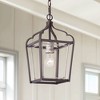 Minka Lavery Dark Rubbed Sienna Aged Silver Mini Pendant 7 3/4" Wide Industrial for Dining Room House Kitchen Island Bedroom Home - 2 of 2