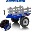 Garvee 12V Kids Ride-On Tractor with Trailer Remote Control LED Lights and Bluetooth Music - 4 of 4