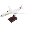 Boeing 787-10 Commercial Aircraft White with Striped Tail "Gemini 200" Series 1/200 Diecast Model Airplane by GeminiJets - image 2 of 3