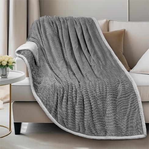 Superior Ultra-Plush Fleece Blankets, Thick, Cozy and Warm Premium Quality  Fleece, Velvety Soft Bed Blankets and Throws, Throw, White