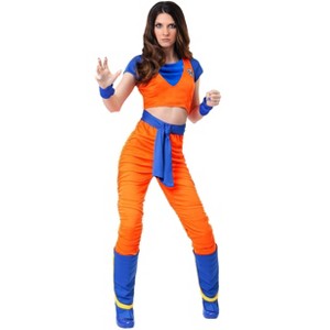 HalloweenCostumes.com Dragon Ball Z Women's Goku Costume. - 1 of 4