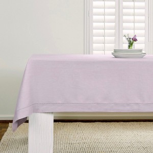 Solino Home Linen Tablecloth | Classic Hemstitch - 1 of 4