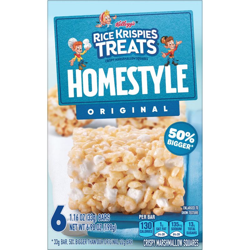 Rice Krispies Treats Homestyle Original - 6.98oz/6ct, 3 of 10