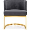 Meridian Furniture,Gianna Velvet Dining Chair - 3 of 4