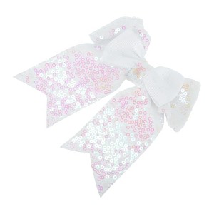 Unique Bargains Women's Halloween Bow Double-layer Duckbill Clip 1 Pc - 1 of 4