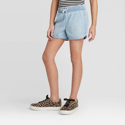 target girls jean shorts