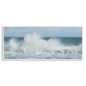 Stupell Industries Ocean Waves Crashing Foam Splash, 30" x 13" - 1 of 4