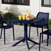 WestinTrends Playa 31.5" Square Outdoor Plastic Resin Patio Dining Table for 4 - 2 of 4