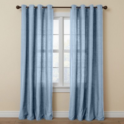 BrylaneHome Poly Cotton Canvas Grommet Panel