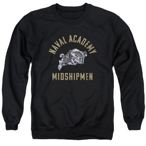 Us Naval Academy Official Usna Midshipmen Logo Adult Crewneck Sweatshirt - 1 of 4