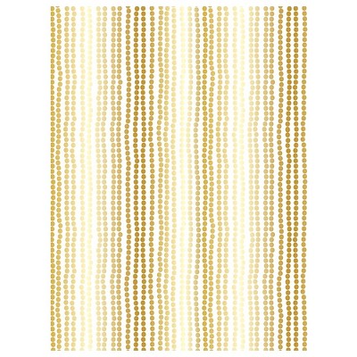 JAM Paper Design Gift Tissue Paper Gold Dynamic Dots 3 Packs of 4 Sheets 375834417A
