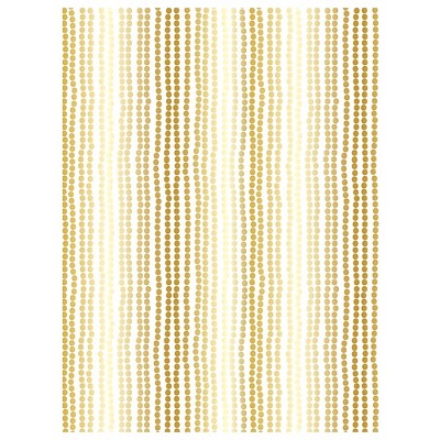 JAM Paper Design Gift Tissue Paper Gold Dynamic Dots 3 Packs of 4 Sheets 375834417A