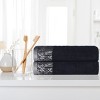 Charming Floral Accent Cotton Towel Set by Blue Nile Mills - 2 of 4